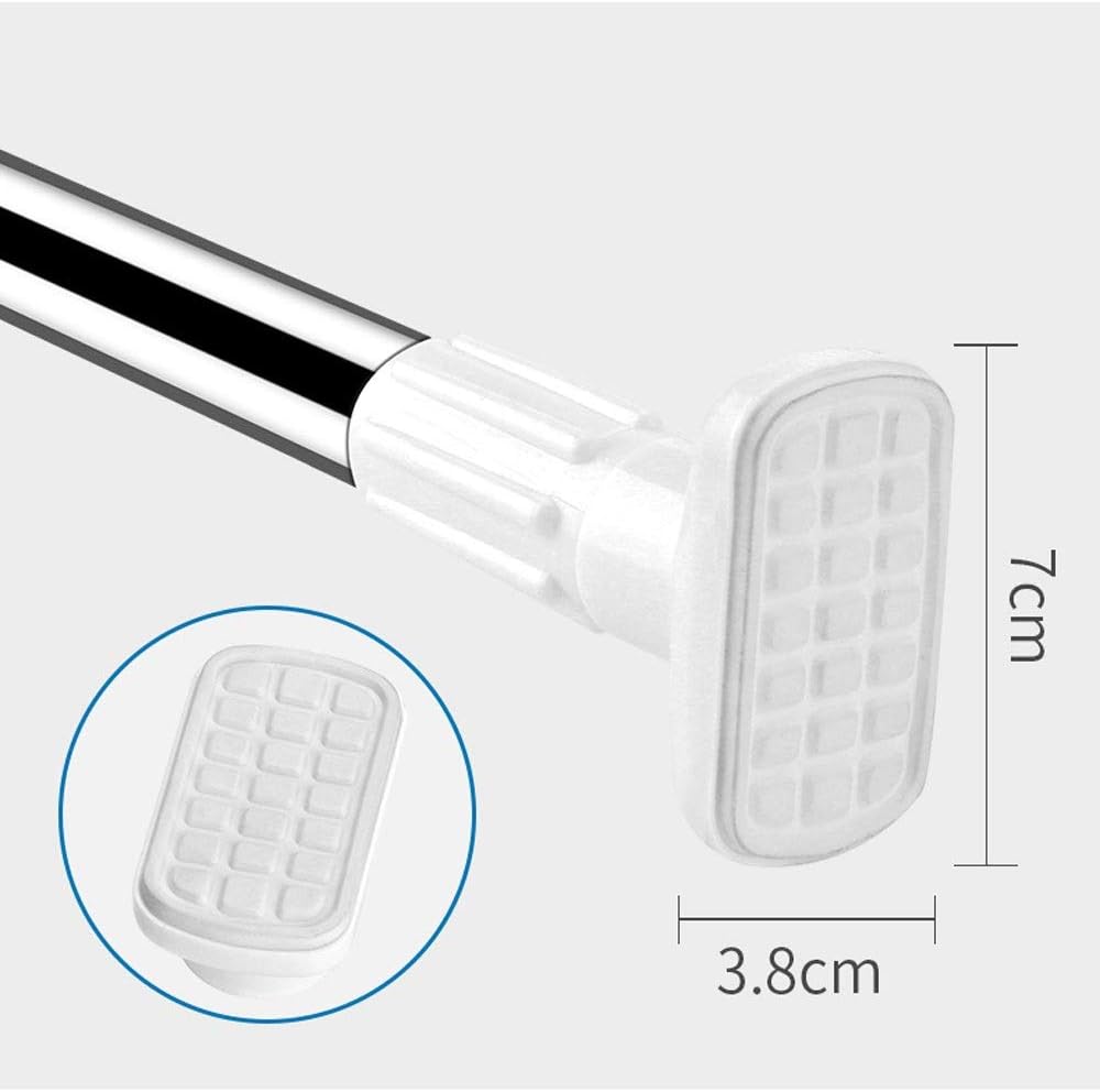 Extendable Telescopic Rods Shower Curtain Poles Clothes Wardrobe Organizer Rack