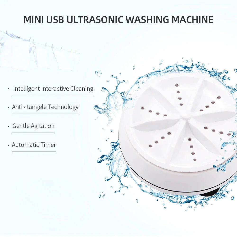 PORTABLE ULTRASONIC WASHING MACHINE