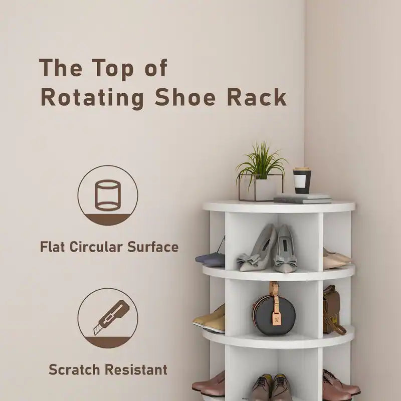 360° ROTATING SHOE CABINET