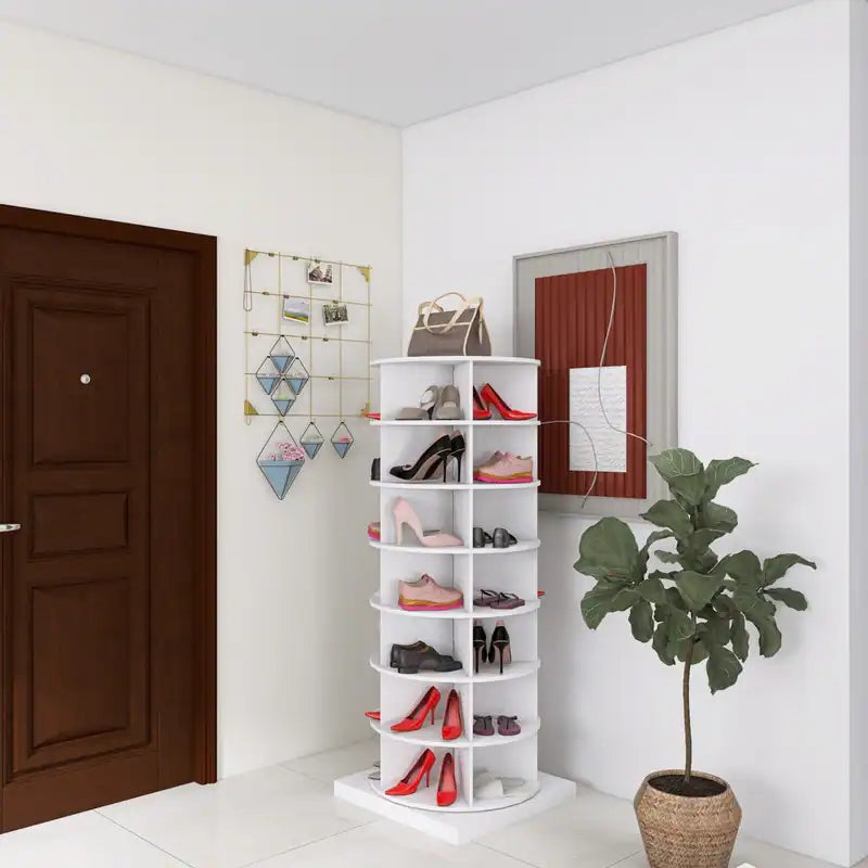 360° ROTATING SHOE CABINET