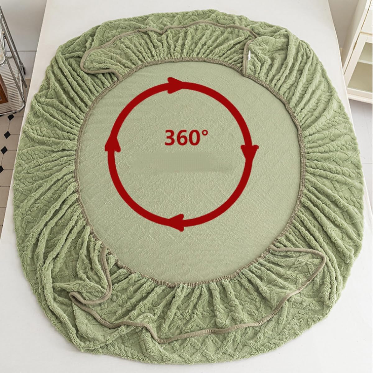 Warm Velvet Jacquard Bed Sheet