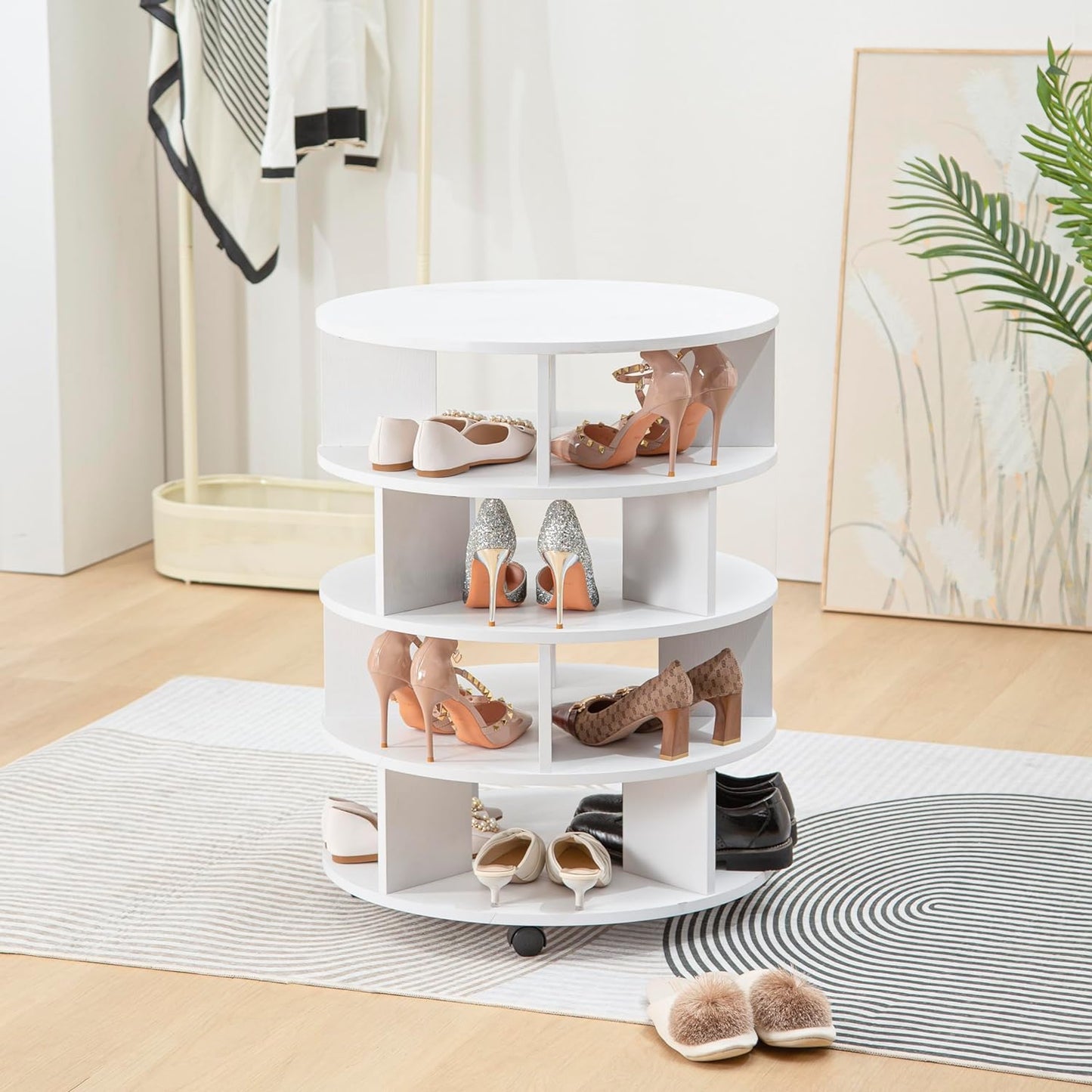 360° ROTATING SHOE CABINET