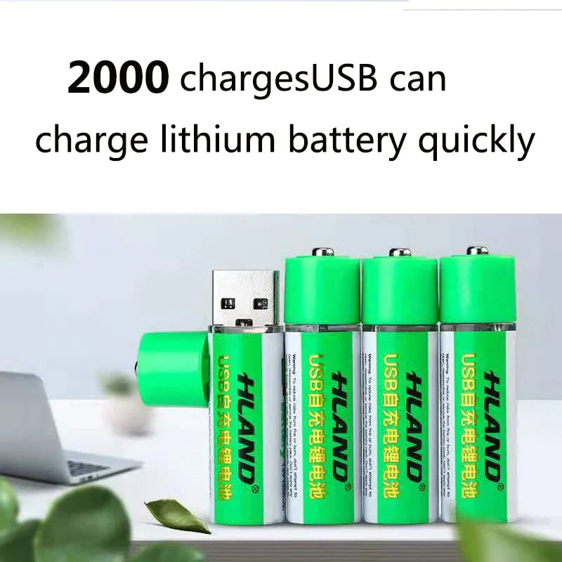 2PCS USB RECHARGEABLE BATTERY