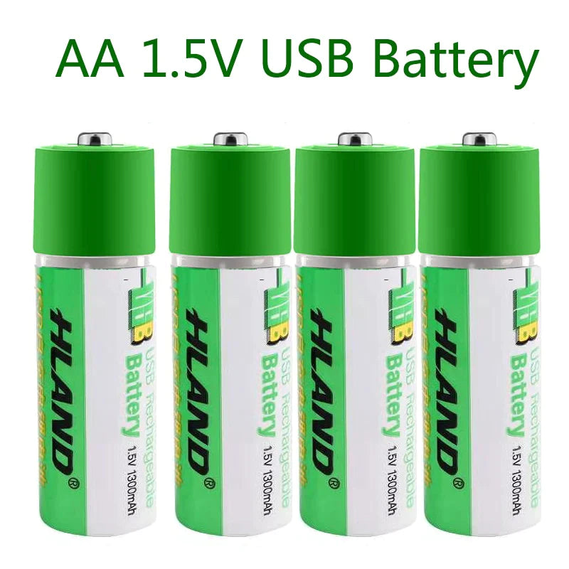 2PCS USB RECHARGEABLE BATTERY