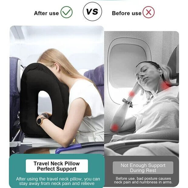 Inflatable Travel Pillow