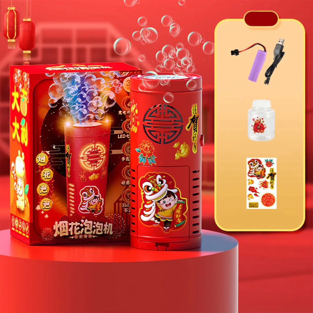 20 holes Fireworks bubble machine