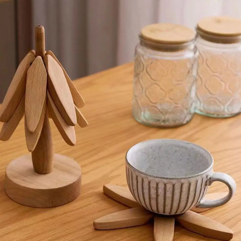 LaKatarina™ Folding Tree Wooden Trivet