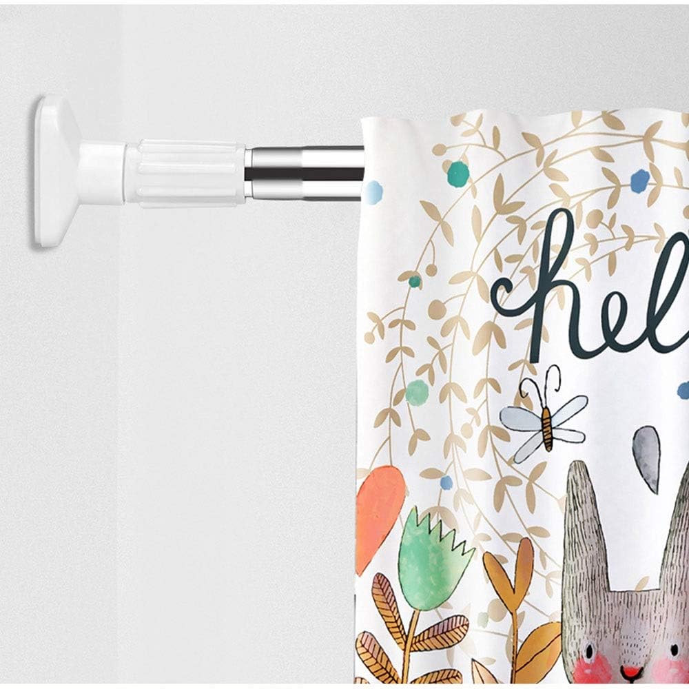 Extendable Telescopic Rods Shower Curtain Poles Clothes Wardrobe Organizer Rack