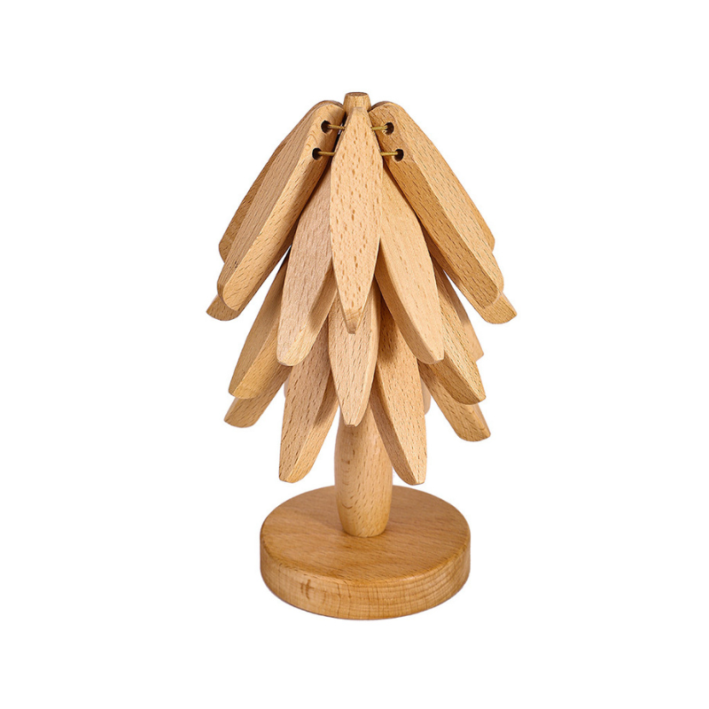 LaKatarina™ Folding Tree Wooden Trivet