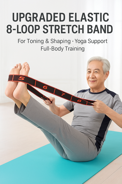 8-Section Elastic Stretch Strap