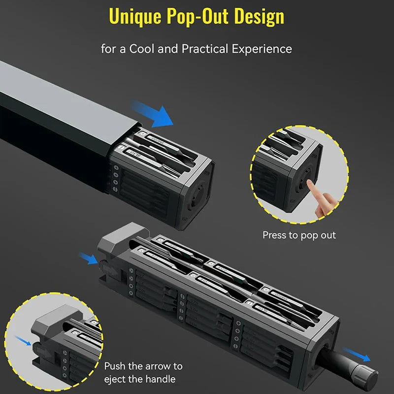 Magnetic Screwdriver Kit 44-in-1