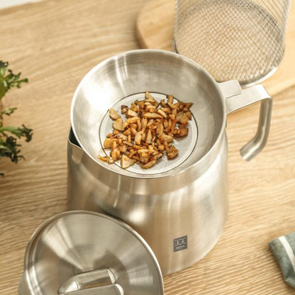 2-in-1 Oil Strainer Pot