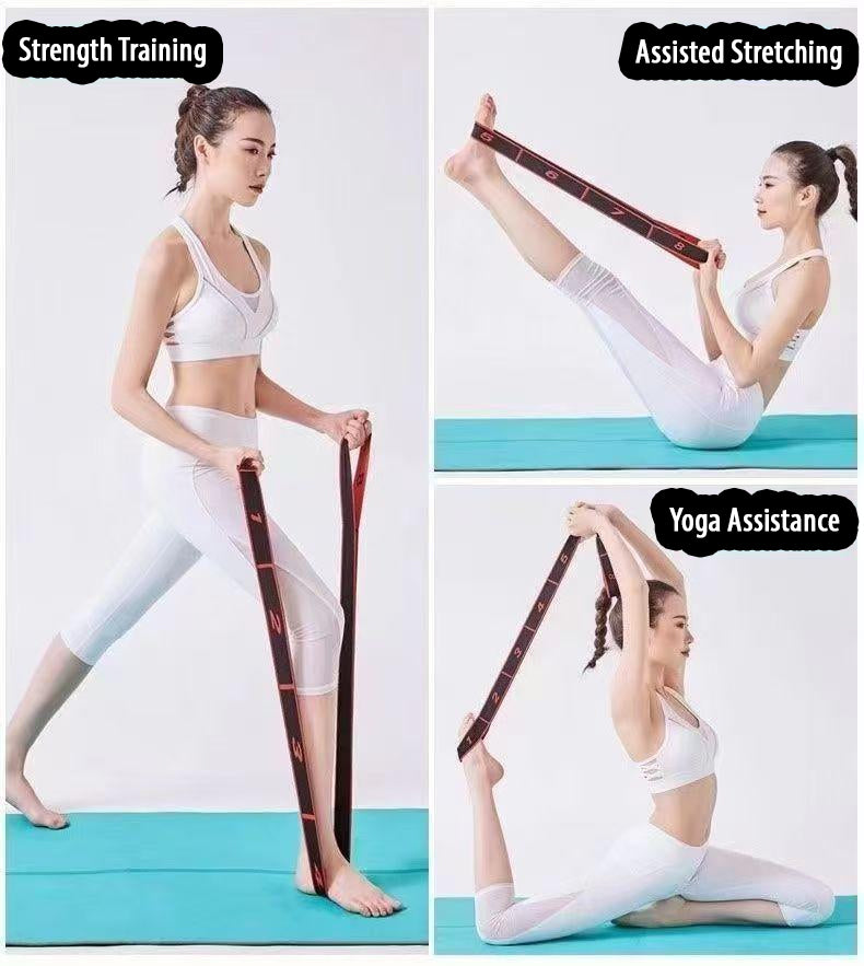 8-Section Elastic Stretch Strap