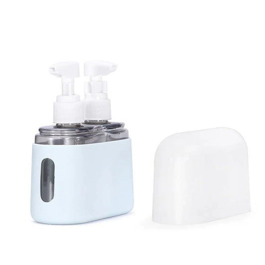 Mini Shampoo Dispenser Portable Travel Bottle Set