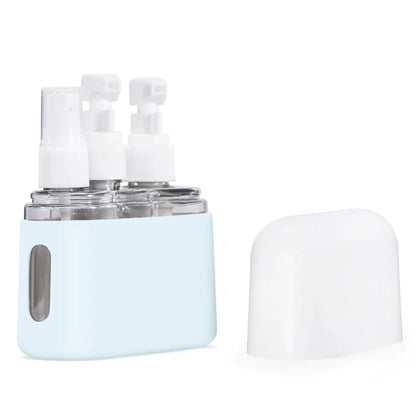 Mini Shampoo Dispenser Portable Travel Bottle Set