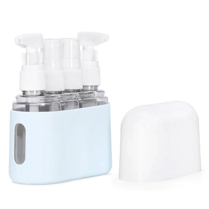 Mini Shampoo Dispenser Portable Travel Bottle Set