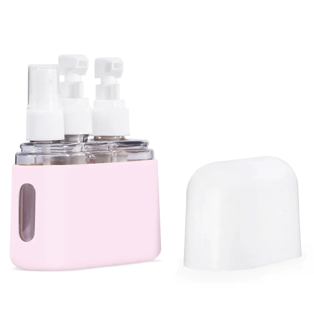 Mini Shampoo Dispenser Portable Travel Bottle Set