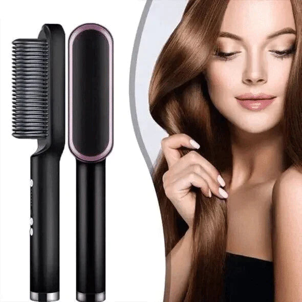 NEGATIVE ION HAIR STRAIGHTENER STYLING COMB