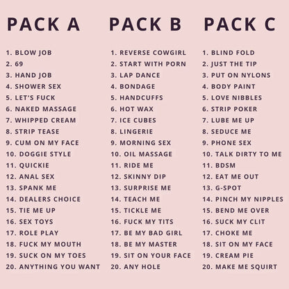 Date Night Tokens (Pack of 20 Pcs)