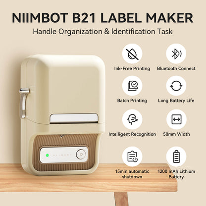 B21 Label Maker Machine with Tape - Efficient Labeling Solution