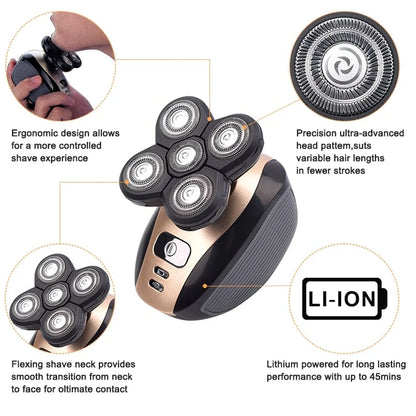 MULTIFUNCTIONAL 4D ELECTRIC SHAVER