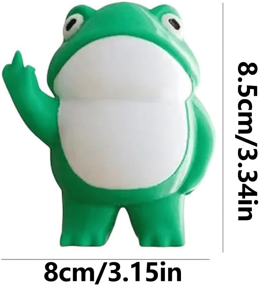 REBELLIOUS FROG FIGURINE