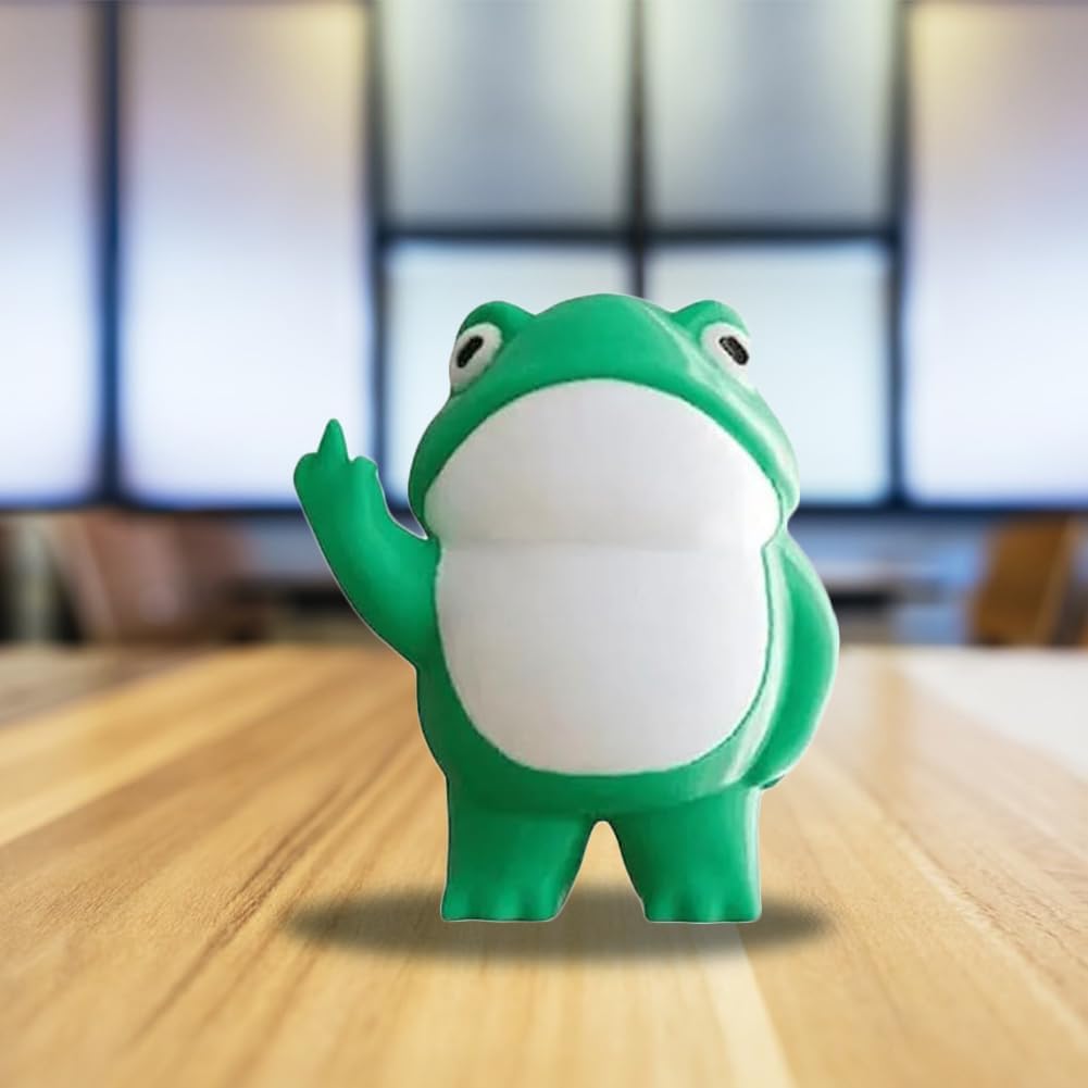 REBELLIOUS FROG FIGURINE