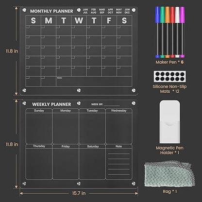 Acrylic Magnetic Fridge Planner™