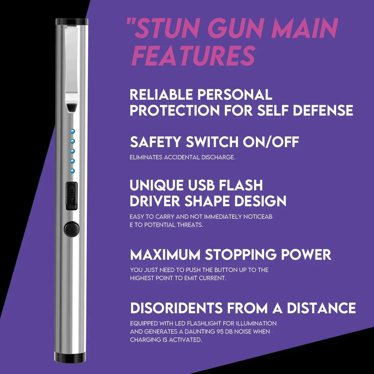 TACTICAL HIGH POWER 25,000,000 STUN PEN