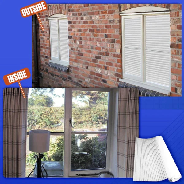ONE-WAY IMITATION BLINDS PRIVACY WINDOW COVER