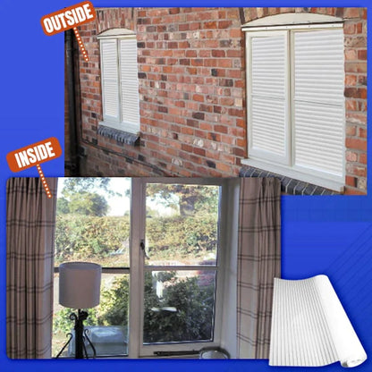 ONE-WAY IMITATION BLINDS PRIVACY WINDOW COVER