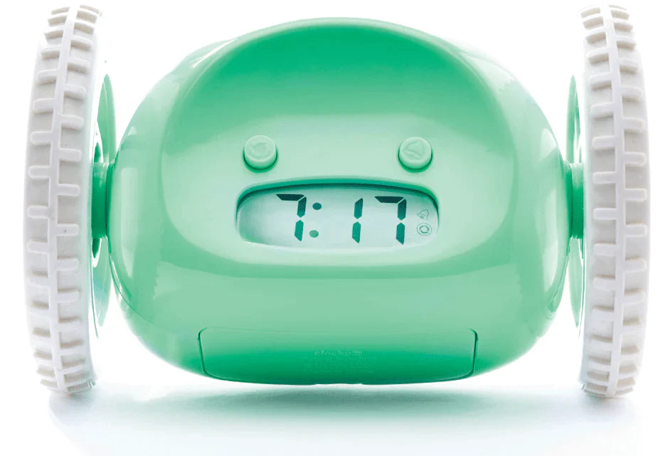 Rolling alarm clock