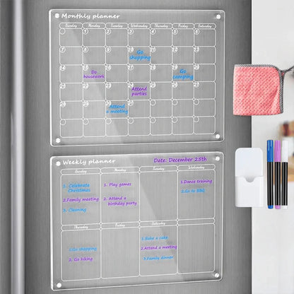 MAGNETIC ACRYLIC CALENDAR & PLANNER