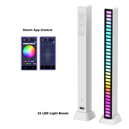 Voice-Activated Music Sync Atmosphere RGB LED Light Bar