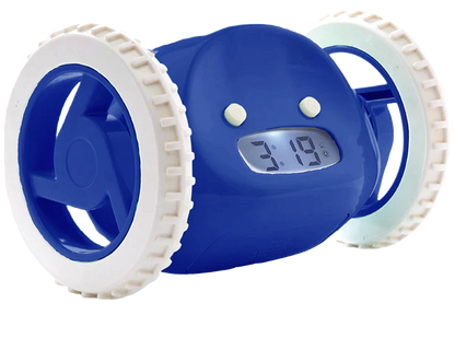 Rolling alarm clock