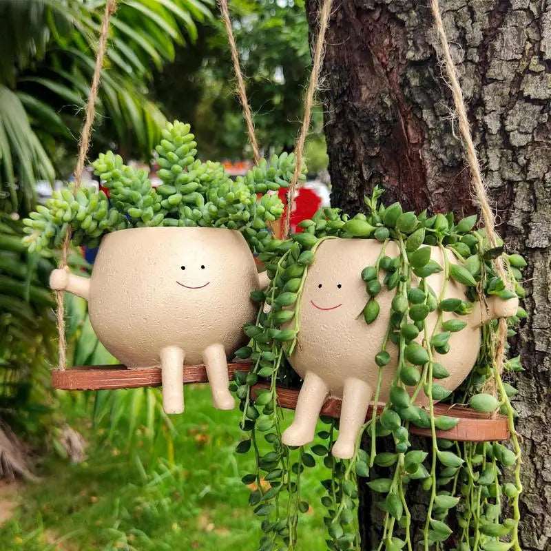 Lovely Swing Face Planter