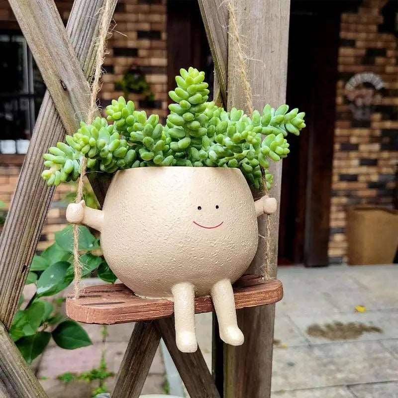 Lovely Swing Face Planter