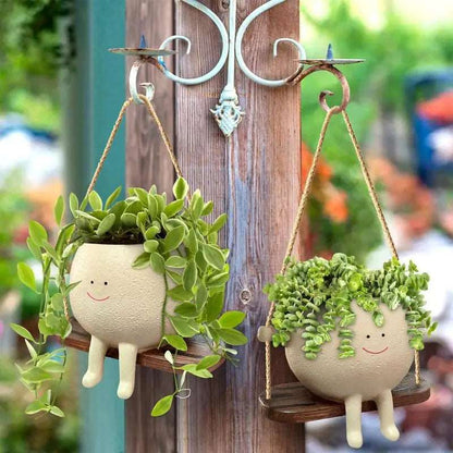 Lovely Swing Face Planter