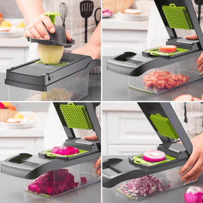 VegeSlice Pro™: 14 In 1 Vegetable Chopper 🔪 🥗