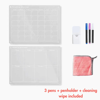 MAGNETIC ACRYLIC CALENDAR & PLANNER