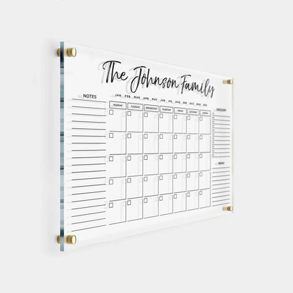 PREMIUM ACRYLIC CALENDAR BOARD