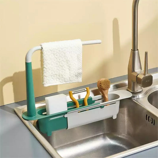 TELESCOPIC SINK SHELF KITCHEN