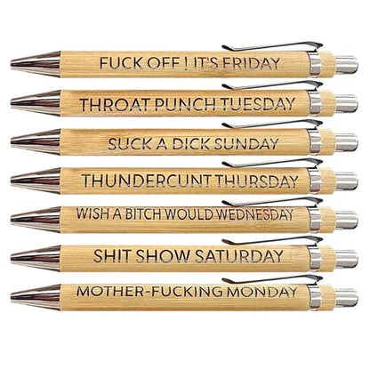 SARCASTIC WEEKLY MOOD PENS